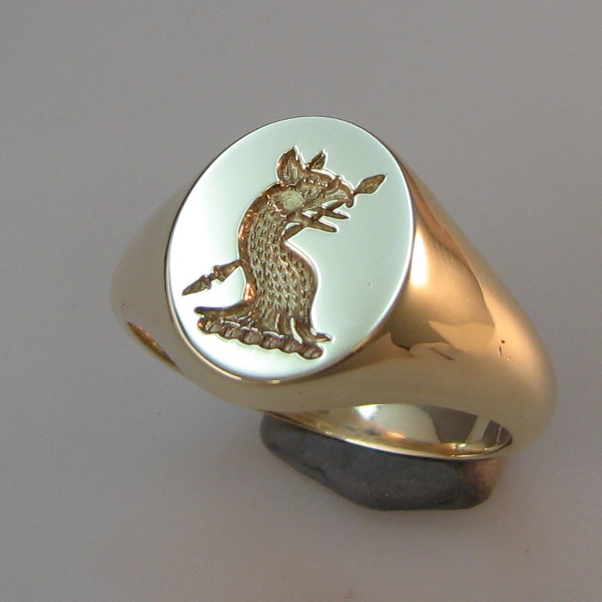 Griffin best sale signet ring