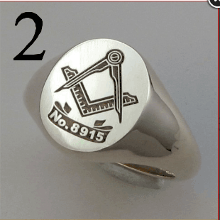 Square and compas with lodge number below